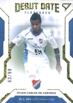 2020-21 SportZoo Fortuna:Liga 2. Serie - Debut Date Flashback Limited #DF3 Dyjan Azevedo Front