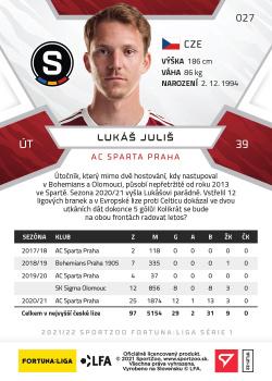 2021-22 SportZoo Fortuna:Liga #027 Lukas Julis Back