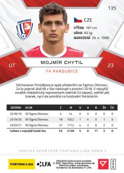 2021-22 SportZoo Fortuna:Liga #135 Mojmir Chytil Back