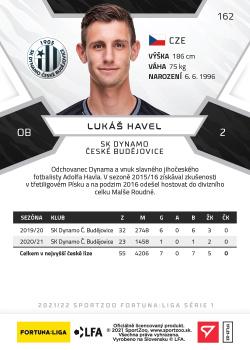2021-22 SportZoo Fortuna:Liga #162 Lukas Havel Back