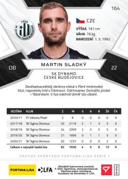 2021-22 SportZoo Fortuna:Liga #164 Martin Sladky Back