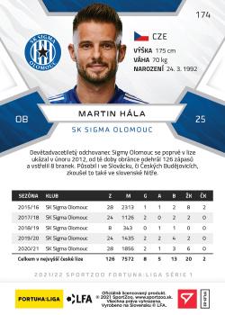 2021-22 SportZoo Fortuna:Liga #174 Martin Hala Back