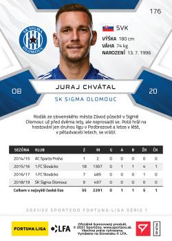 2021-22 SportZoo Fortuna:Liga #176 Juraj Chvatal Back
