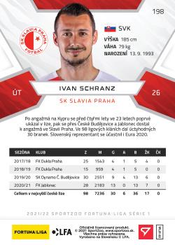 2021-22 SportZoo Fortuna:Liga #198 Ivan Schranz Back
