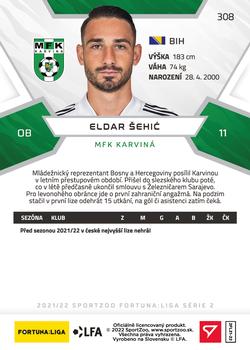 2021-22 SportZoo Fortuna:Liga #308 Eldar Sehic Back