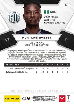 2021-22 SportZoo Fortuna:Liga #323 Fortune Bassey Back