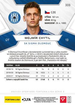 2021-22 SportZoo Fortuna:Liga #333 Mojmir Chytil Back
