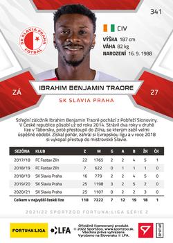 2021-22 SportZoo Fortuna:Liga #341 Ibrahim Traore Back