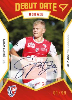 2021-22 SportZoo Fortuna:Liga - Debut Date Rookie Auto #DR15 Adam Lupac Front