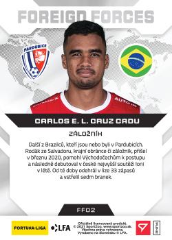 2021-22 SportZoo Fortuna:Liga - Foreign Forces #FF02 Carlos Cadu Back