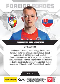 2021-22 SportZoo Fortuna:Liga - Foreign Forces #FF26 Miroslav Kacer Back