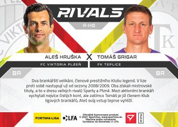 2021-22 SportZoo Fortuna:Liga - Rivals #R-HG Ales Hruska / Tomas Grigar Back