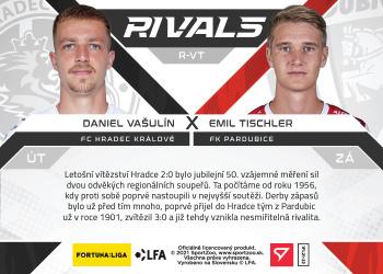 2021-22 SportZoo Fortuna:Liga - Rivals #R-VT Daniel Vasulin / Emil Tischler Back