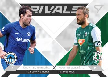 2021-22 SportZoo Fortuna:Liga - Rivals #R-RD Michael Rabusic / Martin Dolezal Front