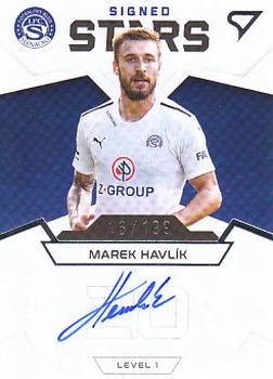 2021-22 SportZoo Fortuna:Liga - Signed Stars Level 1 #S1-MH Marek Havlik Front