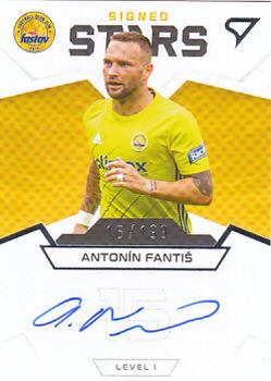 2021-22 SportZoo Fortuna:Liga - Signed Stars Level 1 #S1-AF Antonin Fantis Front