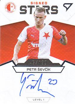 2021-22 SportZoo Fortuna:Liga - Signed Stars Level 1 #S1-PS Petr Sevcik Front