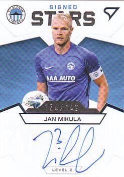 2021-22 SportZoo Fortuna:Liga - Signed Stars Level 2 #S2-MI Jan Mikula Front