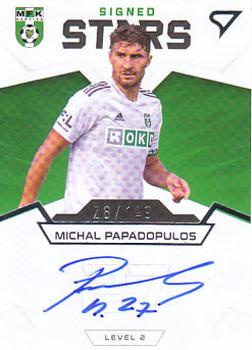 2021-22 SportZoo Fortuna:Liga - Signed Stars Level 2 #S2-MP Michal Papadopulos Front