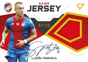 2021-22 SportZoo Fortuna:Liga - Game Jersey Auto #GJ-LP Ludek Pernica Front
