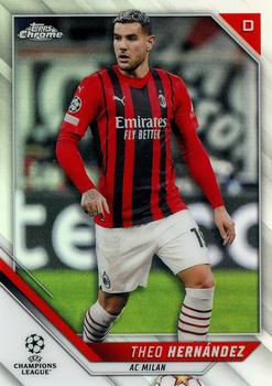 2021-22 Topps Chrome UEFA Champions League - Refractor #2 Theo Hernández Front