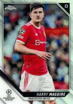 2021-22 Topps Chrome UEFA Champions League - Refractor #32 Harry Maguire Front