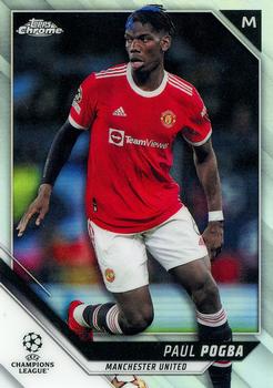 2021-22 Topps Chrome UEFA Champions League - Refractor #155 Paul Pogba Front