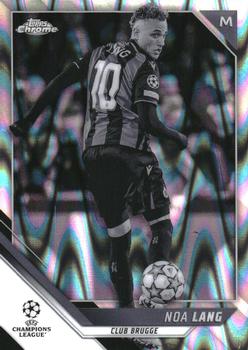 2021-22 Topps Chrome UEFA Champions League - Black & White Ray Wave Refractor #13 Noa Lang Front