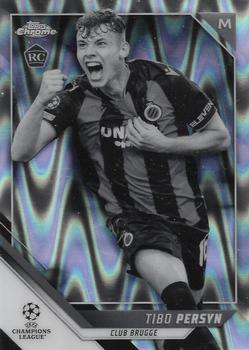 2021-22 Topps Chrome UEFA Champions League - Black & White Ray Wave Refractor #40 Tibo Persyn Front