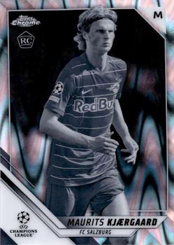 2021-22 Topps Chrome UEFA Champions League - Black & White Ray Wave Refractor #54 Maurits Kjærgaard Front