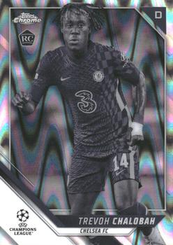 2021-22 Topps Chrome UEFA Champions League - Black & White Ray Wave Refractor #59 Trevoh Chalobah Front