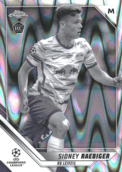 2021-22 Topps Chrome UEFA Champions League - Black & White Ray Wave Refractor #60 Sidney Raebiger Front