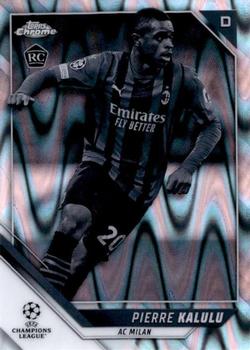 2021-22 Topps Chrome UEFA Champions League - Black & White Ray Wave Refractor #67 Pierre Kalulu Front