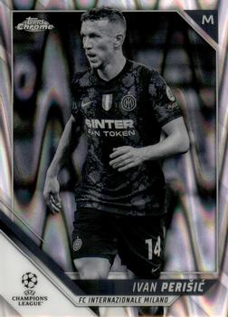2021-22 Topps Chrome UEFA Champions League - Black & White Ray Wave Refractor #158 Ivan Perišic Front
