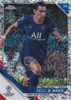 2021-22 Topps Chrome UEFA Champions League - Speckle Refractor #19 Ángel Di María Front