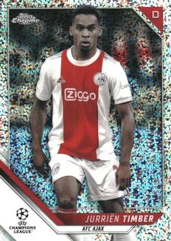 2021-22 Topps Chrome UEFA Champions League - Speckle Refractor #43 Jurriën Timber Front