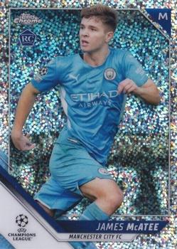 2021-22 Topps Chrome UEFA Champions League - Speckle Refractor #53 James McAtee Front