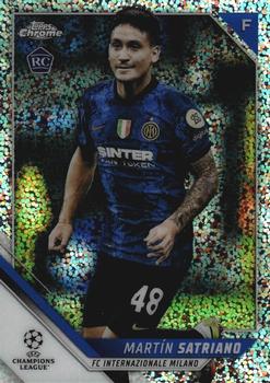 2021-22 Topps Chrome UEFA Champions League - Speckle Refractor #90 Martín Satriano Front