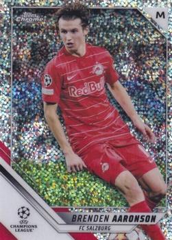 2021-22 Topps Chrome UEFA Champions League - Speckle Refractor #97 Brenden Aaronson Front