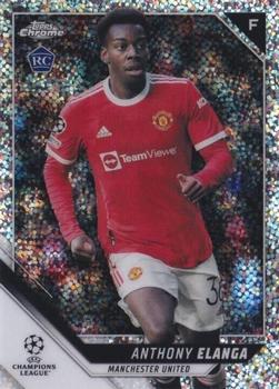 2021-22 Topps Chrome UEFA Champions League - Speckle Refractor #140 Anthony Elanga Front