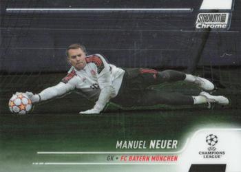 2021-22 Stadium Club Chrome UEFA Champions League #1 Manuel Neuer Front