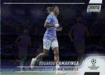 2021-22 Stadium Club Chrome UEFA Champions League #89 Eduardo Camavinga Front