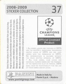 2008-09 Panini UEFA Champions League Stickers #37 Andreas Johansson Back