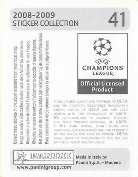 2008-09 Panini UEFA Champions League Stickers #41 Jeppe Curth Back