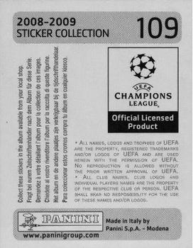 2008-09 Panini UEFA Champions League Stickers #109 Lionel Messi Back