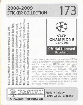 2008-09 Panini UEFA Champions League Stickers #173 Yoann Gourcuff Back