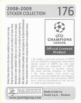 2008-09 Panini UEFA Champions League Stickers #176 Marouane Chamakh Back