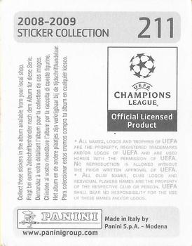 2008-09 Panini UEFA Champions League Stickers #211 Jan Vennegoor Of Hesselink Back