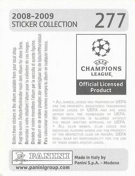 2008-09 Panini UEFA Champions League Stickers #277 Kazim Kazim Back