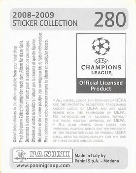 2008-09 Panini UEFA Champions League Stickers #280 Semih Senturk Back